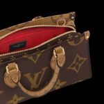 Louis Vuitton OnTheGo East West Tote Bag 9.8in/ 24.8cm Brown Gold Hardware For Women M46653 - Image 2
