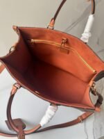 Louis Vuitton OnTheGo Organizer Top Handle Bag 14.6in/ 37cm Monogram Brown Gold Hardware For Women M14235 - Image 8