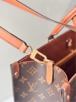 Louis Vuitton OnTheGo Organizer Top Handle Bag 14.6in/ 37cm Monogram Brown Gold Hardware For Women M14235 - Image 9