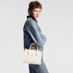Louis Vuitton OnTheGo PM Tote Bag 9.8in/ 25cm White Gold Hardware For Women M46833 - Image 6