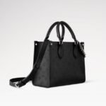 Louis Vuitton OnTheGo PM Tote Bag 9.8in/ 25cm Black Silver Hardware For Women M14576 - Image 2