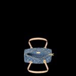 Louis Vuitton Papillon Blue Denim For Women M46830 - 10.6 Inches / 26.9 Cm - Image 4