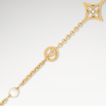 Louis Vuitton Pearly Flower Sautoir Necklace White Gold Hardware For Women M03499 - Image 4