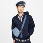 Louis Vuitton Pochette Accessories XL Shoulder Bag 11in/ 28cm Denim Blue Gold Hardware For Men N00204 - Image 2