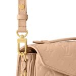 Louis Vuitton Pochette Metis East West Shoulder Bag 8.5in/ 21.5cm Sand Gold Hardware For Women M14322 - Image 5