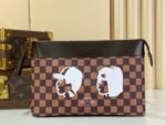 Louis Vuitton Pochette Damier Bag Brown 30cm/11.8in - Image 7