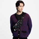 Louis Vuitton Rush Bumbag 11.8in/ 30cm Gradient Blue Silver Hardware For Men M13961 - Image 3