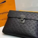 Louis Vuitton S-Lock Briefcase Taurillon Monogram Black For Men, Men's Bags, Shoulder And Crossbody Bags 14.6in/37cm LV M20835 - Image 2