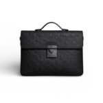 Louis Vuitton S-Lock Briefcase Taurillon Monogram Black For Men, Men's Bags, Shoulder And Crossbody Bags 14.6in/37cm LV M20835