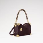 Louis Vuitton Side Trunk MM Shoulder Bag 9.3in/ 23.5cm Wine Red Gold Hardware For Women M25669 - Image 3