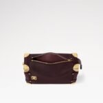 Louis Vuitton Side Trunk MM Shoulder Bag 9.3in/ 23.5cm Wine Red Gold Hardware For Women M25669 - Image 4
