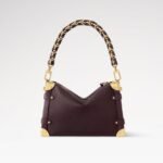 Louis Vuitton Side Trunk MM Shoulder Bag 9.3in/ 23.5cm Wine Red Gold Hardware For Women M25669 - Image 5