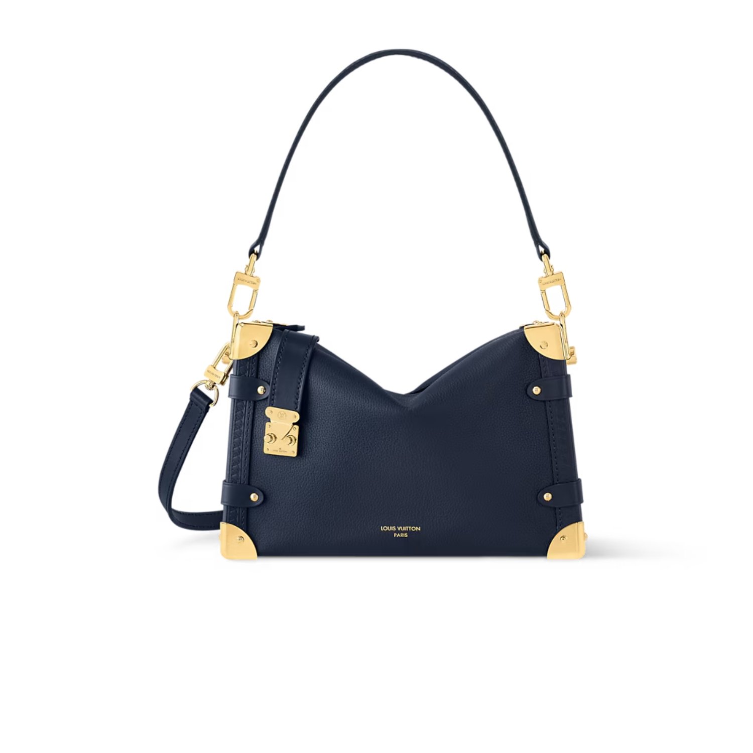 louis-vuitton-side-trunk-mm-6.jpg Louis Vuitton Side Trunk MM Navy For Women 9.3in/23.5cm M15226 - Image 1