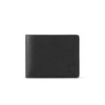 Louis Vuitton Slender Wallet Taiga Black For Men, Men's Wallet 4.3in/11cm LV M30539