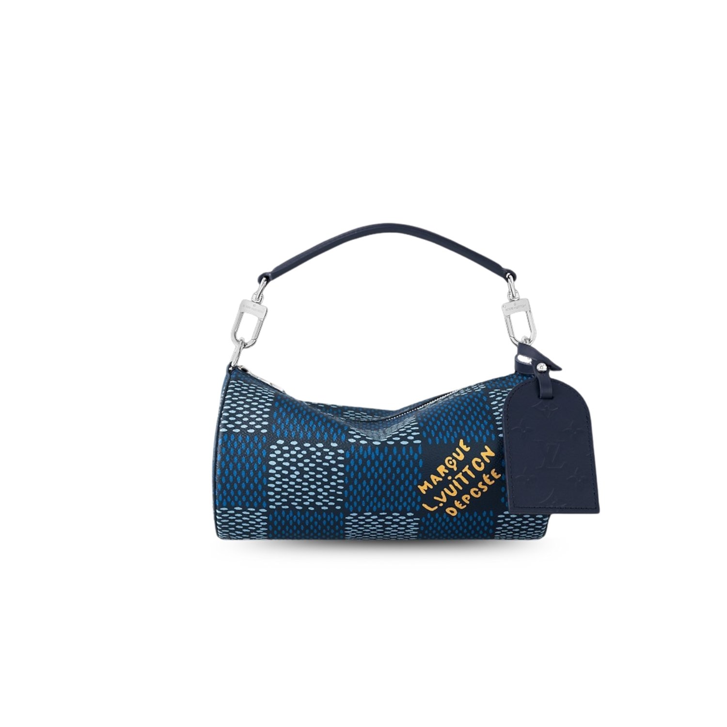 louis-vuitton-soft-polochon-pm.jpg Louis Vuitton Soft Polochon PM Bag Blue For Men N40695 10.2in/25.9cm - Image 1