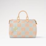 Louis Vuitton Speedy 40 Bandouliere Top Handle Bag 15.7in/ 40cm White Gold Hardware For Men N40689 - Image 5