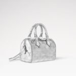 Louis Vuitton Speedy Bandouliere 20 Top Handle Bag 8.1in/ 20cm Silver, Silver Hardware For Women M11987 - Image 4