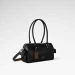 Louis Vuitton Speedy Cargo Vibe Top Handle Bag 11in/ 28cm Black Silver Hardware For Women M12934 - Image 4