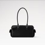 Louis Vuitton Speedy Cargo Vibe Top Handle Bag 11in/ 28cm Black Silver Hardware For Women M12934 - Image 6