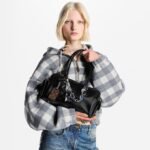 Louis Vuitton Speedy Cargo Vibe Top Handle Bag 11in/ 28cm Black Silver Hardware For Women M12934 - Image 3