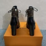 Louis Vuitton Star Trail Ankle Boot Patent Monogram Material Black For Women 1A2Y7P - Image 4