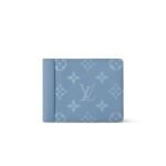 Louis Vuitton Multiple Wallet Sky Blue For Men 4.5in/11cm M14111