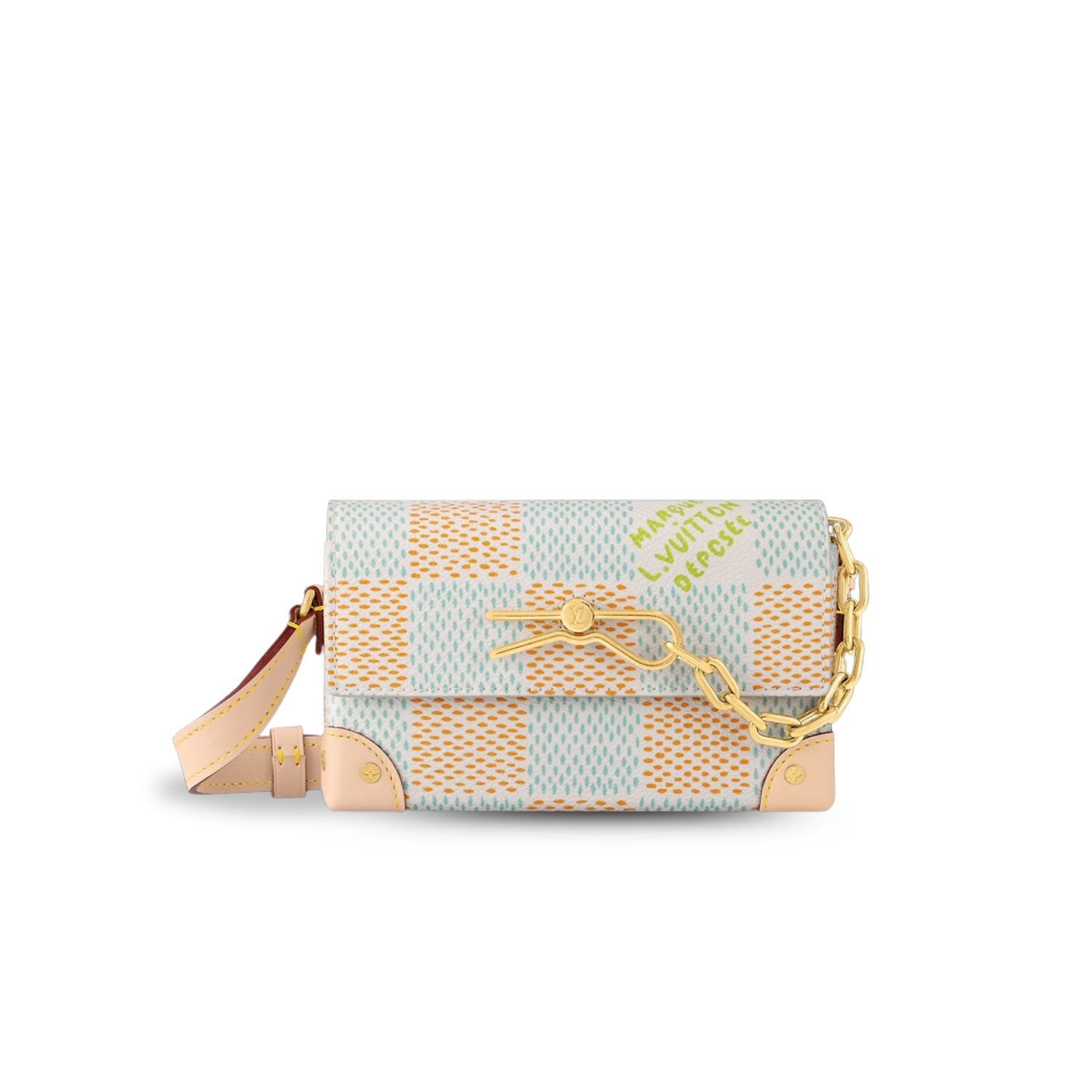 louis-vuitton-steamer-wearable-wallet-bag.jpg Louis Vuitton Steamer Wearable Wallet Bag White For Men N40674 7.1in/18cm - Image 1