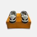 Louis Vuitton Time Out Sneaker White/Brown For Women LV - Image 3
