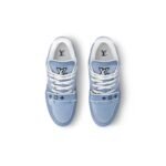Louis Vuitton Trainer Sneaker Blue For Men - 1AHTV5 - Image 3
