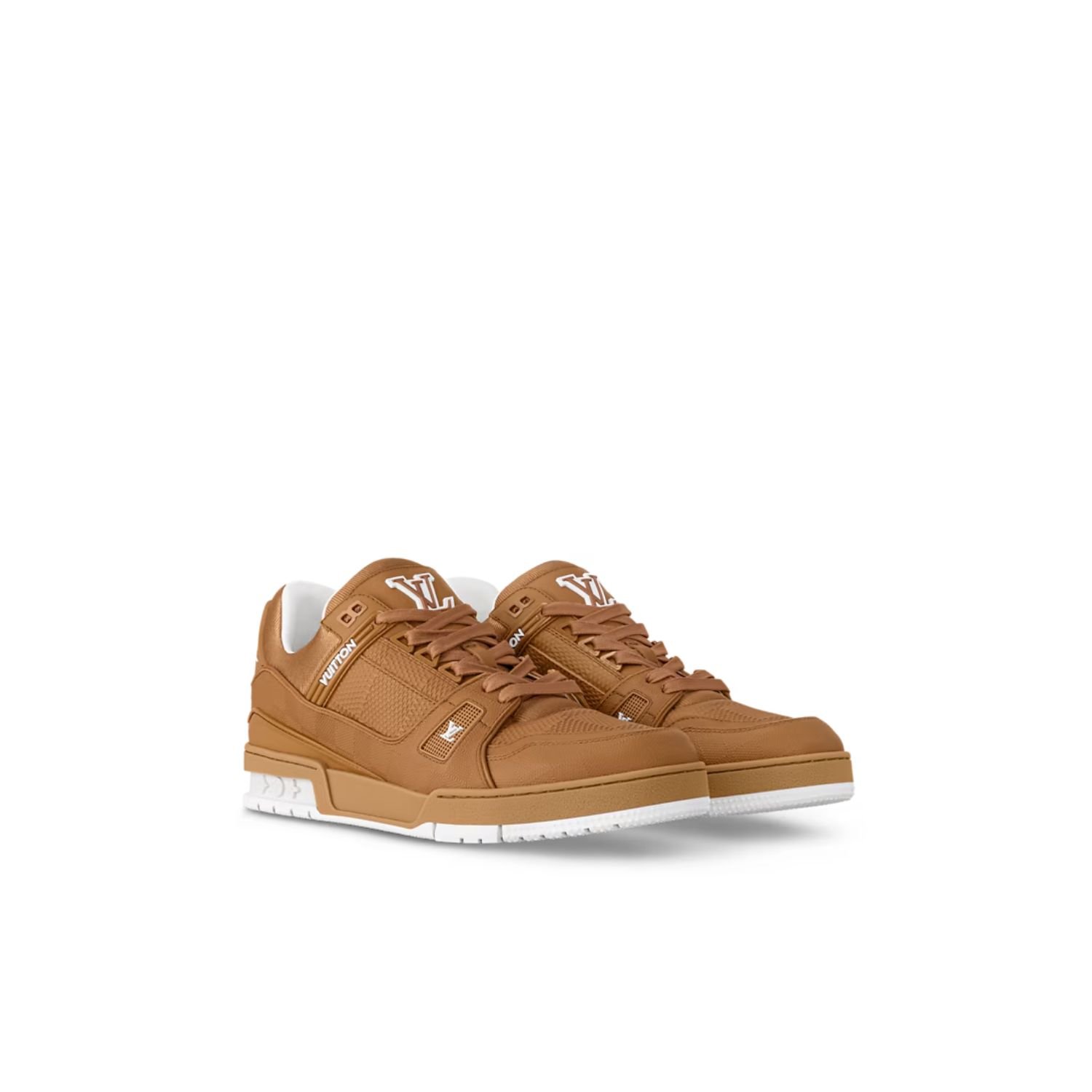 louis-vuitton-trainerr-sneaker-cognac.jpg Louis Vuitton Trainer Sneaker Cognac For Men - 1AHTT9 - Image 1