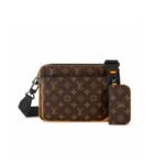 Louis Vuitton Trio Messenger Bag Brown For Men 25cm/ 9.8 in M46694