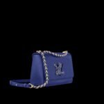 Louis Vuitton Twist MM Bag Blue For Women M23271- 23 Cm/ 9 Inches - Image 4