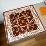 Louis Vuitton Ultimate Monogram Square 90 Scarf Brown For Women 35.4in/90cm M77639 - Image 3