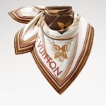 Louis Vuitton Ultimate Monogram Square 90 Scarf Brown For Women 35.4in/90cm M77639 - Image 2