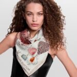 Louis Vuitton Up And Away Square 90 Scarf Marron For Women 35.4in/90cm M78793 - Image 2