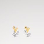 Louis Vuitton V for Vuitton Earrings Golden For Women M02260 - Image 2