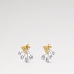 Louis Vuitton V for Vuitton Earrings Golden For Women M02260 - Image 3