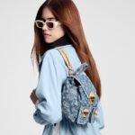 Louis Vuitton Venice Denim Blue Back Pack For Women M46836 - 10.2 Inches / 25.9 Cm - Image 2
