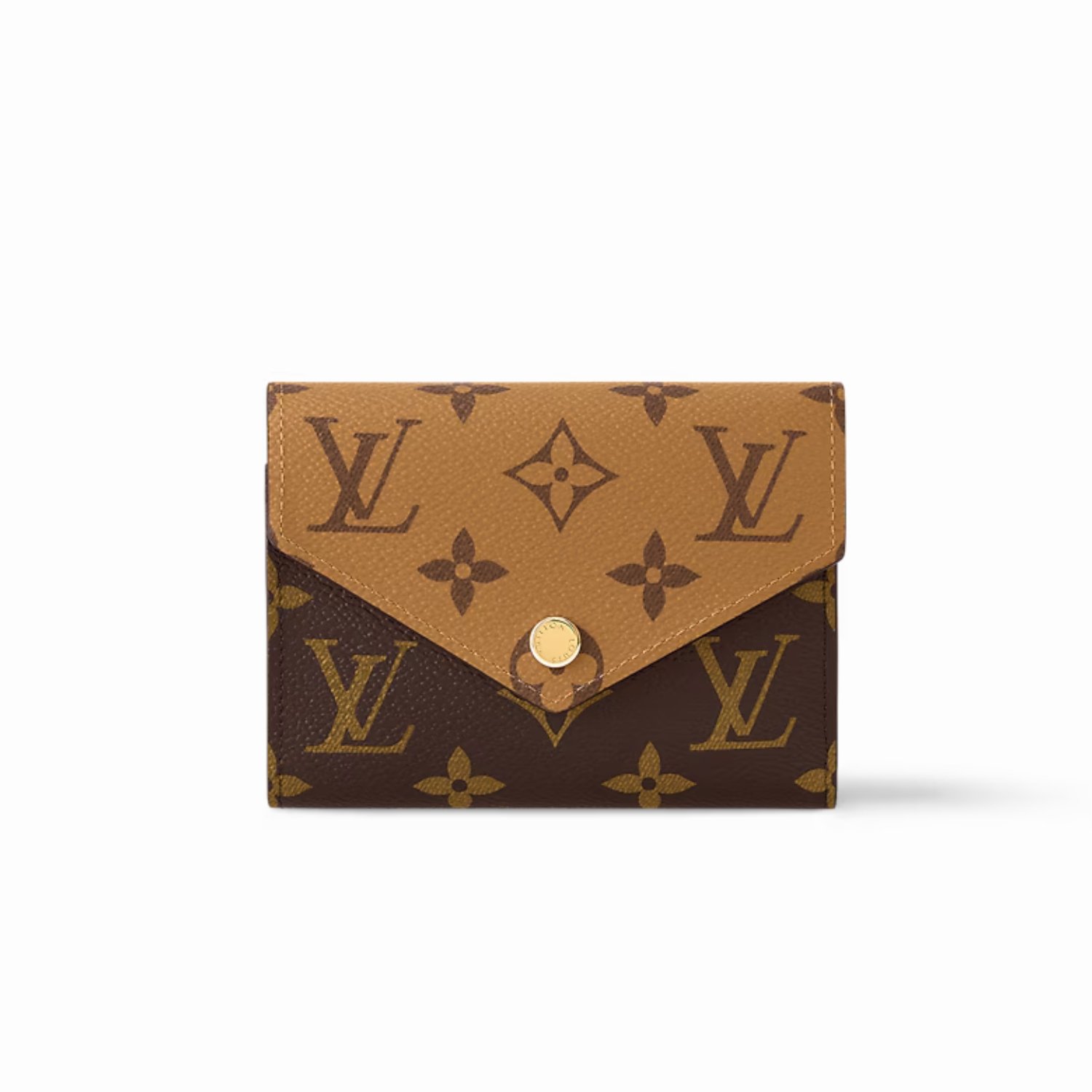 louis-vuitton-victorine-wallet-1.jpg Louis Vuitton Victorine Wallet Monogram Reverse For Women 4.7in/12cm M81557 - Image 1