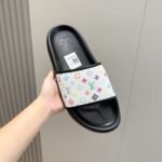 Louis Vuitton Waterfront Mule White Multicolored For Men - Image 4