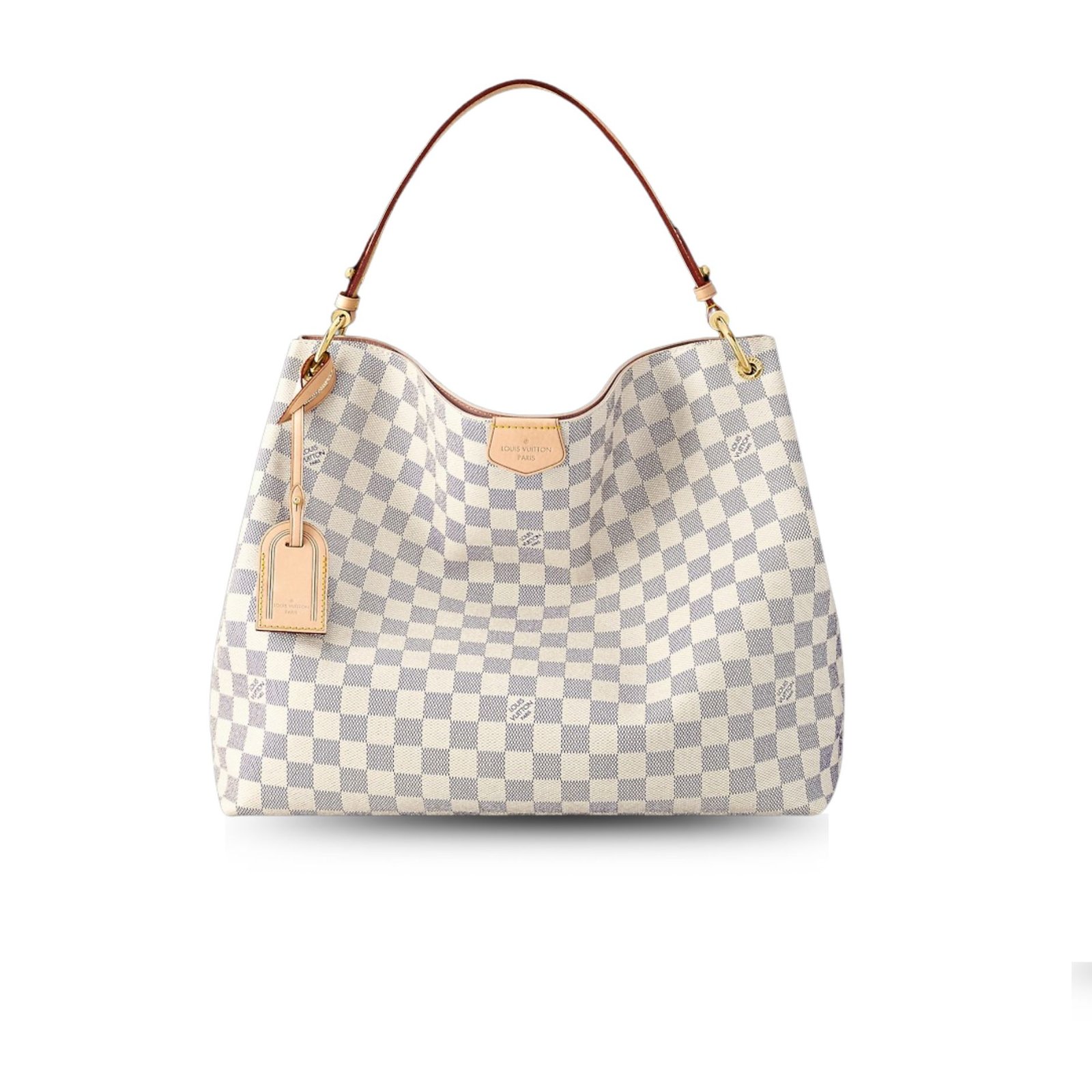 lv-Graceful-MM-damier.jpg Louis Vuitton Graceful MM Damier Azur Bag For Women 41cm/ 16.1 In N42233 - Image 1