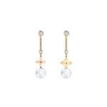 Louis Vuitton Idylle Blossom Long Earrings, 3 Golds And Diamonds - Q96413