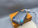 Louis Vuitton Outdoor Sling Bag Taigarama Gunmetal Gray For Men, Men's Bags, Crossbody Bags 8.3in/21cm LV  - Image 5