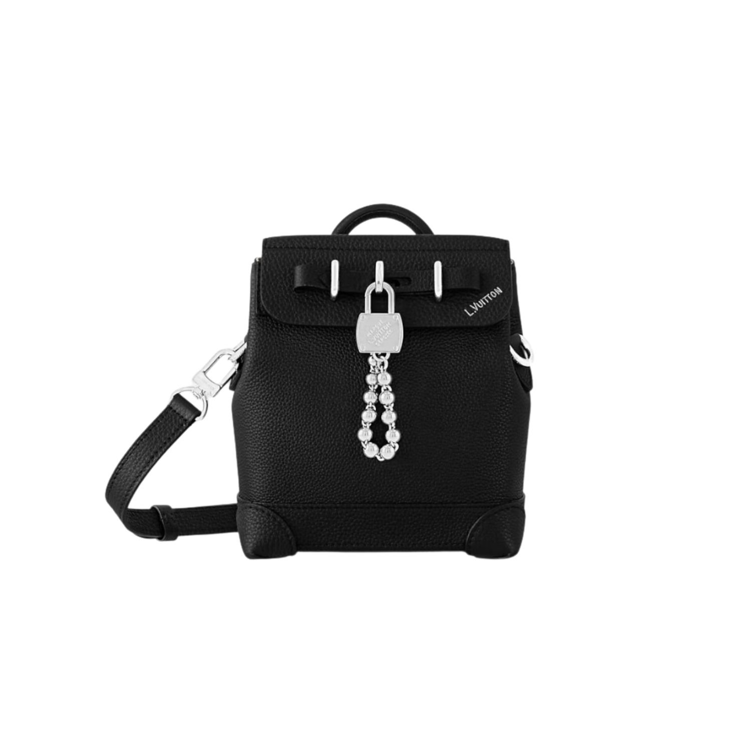 lv-Steamer-15.jpg Louis Vuitton Steamer 15 Black For Men 16.5cm/6.5in - M11637 - Image 1