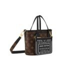 Louis Vuitton Neverfull Bandouliere Inside Out BB Tote Bag 10.4in/ 26cm Black Gold Hardware For Women M12099 - Image 6