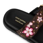 Louis Vuitton LV x TM LV Sunset Flat Comfort Mule Sakura Brown For Women - 1AGVZ2 - Image 3