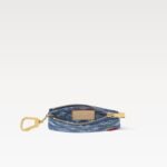 Louis Vuitton LV x TM Key Pouch Cherry Denim For Women 4.7in/12cm M14938 - Image 3