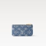 Louis Vuitton LV x TM Key Pouch Cherry Denim For Women 4.7in/12cm M14938 - Image 4
