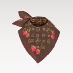 Louis Vuitton LV x TM Monogram Cerise Square 55 Brown For Women 21.7in/55cm M96090 - Image 4
