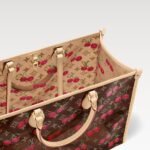 Louis Vuitton LV x TM OnTheGo GM Tote Bag 16.1in/ 41cm Monogram Cherry Gold Hardware For Women M14306 - Image 6
